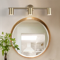 Golden mirror front light toilet led mirror light bathroom toilet adjustable toilet American wash table mirror cabinet light
