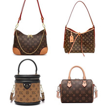 Новый BM & LV кожа, старенькие цветочные сумки, мешки, сумки, подмышки, цепи, почтовые посыльные, сумки с пирожными.