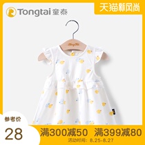  Tongtai baby baby girl princess skirt Small childrens dress 0-1-2 years old summer skirt girls foreign style new