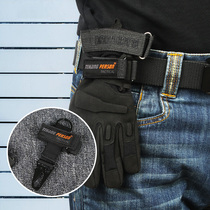 Outdoor multi-purpose gloves hanging buckle Tactical hook Beverage bottle carabiner storage keychain key ring