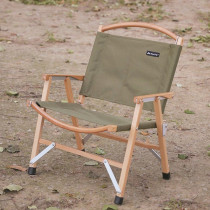 Outdoor folding chair solid wood portable camping wild out Kermit art student seat stool table and chair backrest
