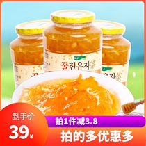 Korea imported KJ honey grapefruit tea Ready-to-eat breakfast drink nutrition Original portable drink Original drink tea sauce