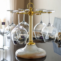 Creative light luxury red wine cup holder goblet upside down household European wine glass shelf modern simple ornaments