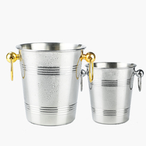 Stainless steel insulated Red Wine ice bucket household Commercial Bar ice container cola beer Champagne ice container