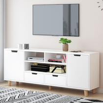 TV cabinet coffee table combination modern simple Nordic living room small apartment bedroom master bedroom high style simple TV cabinet