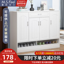 Shoe cabinet home simple modern large-capacity home shoe shelf small apartment balcony storage cabinet