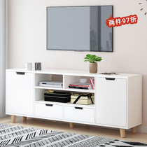 TV cabinet coffee table combination modern simple Nordic living room small apartment bedroom master bedroom high style simple TV cabinet