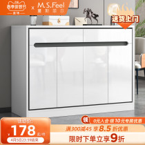 Baking Lacquered Shoes Cabinet Home Entrance door Outer Balcony Entrance door Hall Xuanguan Cabinet Large-capacity minimalist Modern lockers