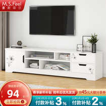 TV cabinet small apartment modern simple tea table combination bedroom northern Europe new floor cabinet living room simple TV cabinet