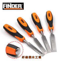 Discoverer Woodworking tools Woodworking chisel Flat chisel Flat chisel Slotted carved chisel Alloy carpenter flat shovel Chisel knife shovel chisel