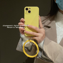 The new goose yellow is suitable for vivos9 mobile phone shell with bracelet s7s10 silicone gel s12pro anti-fall protective sleeve s9e all-bag camera t1 brief s6s5s1 female soft s1
