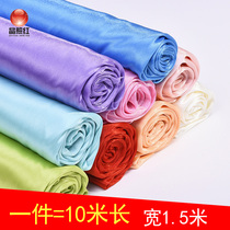 Whole roll of pearlescent Ice Silk fabric Ice Silk fabric wedding veil background decoration cloth veil decoration