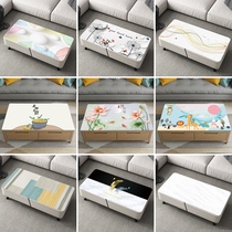 Tea table cloth waterproof anti-hot and oil-proof rectangular soft plastic glass pad TV cabinet tea table pad Net red table pad