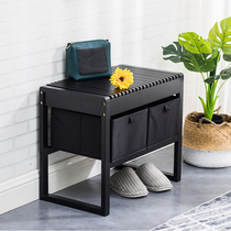 Access household huan xie deng door shoes stool storage stool fitting room storage stool entry shoe sit shoe rack