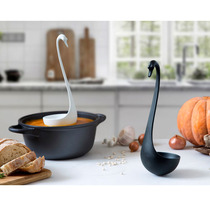 Israel Ototo Design suspended Swan spoon standing without pouring spoon creative kitchenware Net red soup spoon