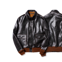 Play through the years Classic xtreme bomber jacket retro jacket A2 horse leather leather jacket
