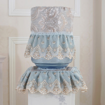 European lace fabric water dispenser cover lace drinking machine set two-piece bucket cover dust cover cloth modern
