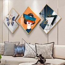 Creative living room TV background wall restaurant modern wall decoration light luxury wall decoration pendant bedroom wall decoration