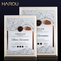 Authorization card custom-made wooden medals Agent distribution franchisee plaque Honor appreciation award certificate production