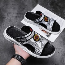  Support Hongxing Erke summer 2021 breathable sandals mens all-match youth trend beach dual-use leather cool drag