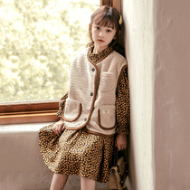 Girl autumn dress 2021 New early autumn two-piece set outside skirt spring and autumn big children Foreign style childrens clothing tide