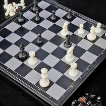 Chess game special AIA with magnetic folding chessboard set for children beginners entry black and white pieces