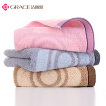 3 packs of Jie Liya towels Pure cotton soft couple adult absorbent face wash household large towels wholesale face towels