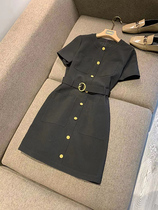 French vintage salt niche high-end high-end sense of small fragrance air quality dress 2021 new womens summer