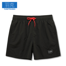 Swimming trunks Mens flat angle anti-embarrassment quick-drying beach pants Swimsuit can go into the water hot spring swimming trunks suit shorts swimsuit