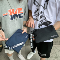 Mens Handbags Letter Enveloping small Monsters Mens Han version Boomers Mens Boomers New fashion big-capacity hand grip