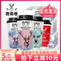 Antler Lane Milk Tea Cow Milk Tea Hong Kong-style net Red hand-brewed 20 cups of brown sugar deer Pills hand-shaken milk tea whole box