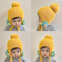 Baby hats spring and autumn winter warm caps for boys and girls baby cute super cute ear protection autumn and winter