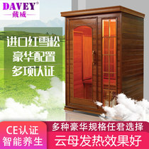 Sauna room home Khan steam room infrared single double family dry steam box detox physiotherapy light wave sweat steam House