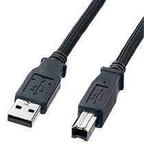 Japan SANWA printer cable USB cable Strong nylon square mouth data cable 2 3 5 m KU20-NM