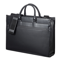 Japan SANWA fashion simple business light and comfortable water splashing large capacity shoulder computer bag 14 15 6 inch