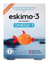 Danish direct mail Eskimo-3 kids chewable omega-3 childrens fish oil jelly version is suitable for older children