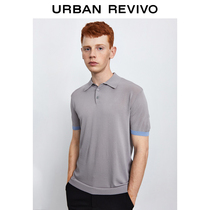 UR2021 summer new mens simple POLO collar Fit fit casual T-shirt MF16S9BT2000
