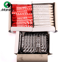 50-pack Marley Wood Mark crayon multifunctional wood pen woodworking marker black industrial crayon red large crayon White tire mark wax pen stone Mark Stone Mark crayon