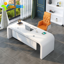 Painting Desk Fashion Boss Desk Desk for Household Computer Desk Simplified Modern Large Banquet Office Tables and Chairs