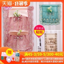 Warm love lace hanging bag storage bag Wall hanging door wardrobe hanging bag three pockets four pockets fabric storage finishing bag