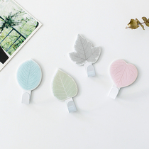 Dormitory students no bedroom Simple coat hook wall wall marks sticky bedroom leaves Wrought iron