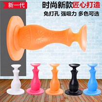Silicone door suction-free bathroom door silent anti-collision pad rubber plastic bedroom door rear floor suction safety door suction