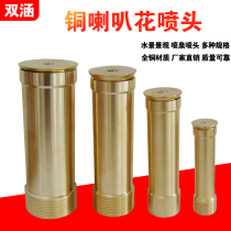 Copper horn flower nozzle Morning glory nozzle Fountain nozzle Waterscape landscape Mushroom nozzle Rockery nozzle