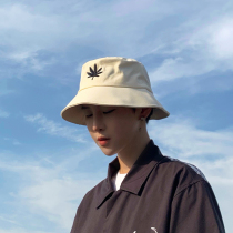 Fisherman hat male summer big head around tide Summer sun hat Male visor hat Men sunscreen boys round hat Cool hat fishing