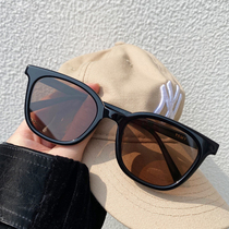gm sunglasses womens brown black frame Tomy2021 new trendy lang yellow eyes mens summer ins sunscreen sunglasses