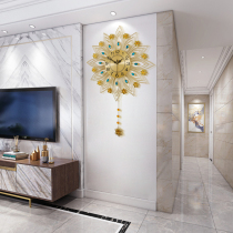 Modern simple clock wall clock living room home European fashion personality clock light luxury creative silent quartz clock