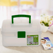 Childrens medical box Household large visiting box Plastic storage box Medical first aid box Medical box storage