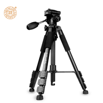Light-mounted era Q111 SLR camera tripod pan-tilt mobile phone micro single DV camera portable triangle bracket