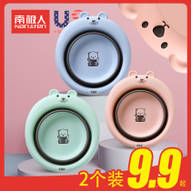 2 3-pack folding washbasin Newborn baby childrens products washable ass washable feet cartoon cute PP baby basin