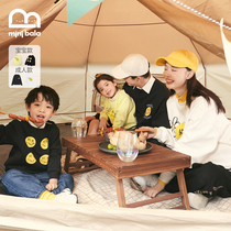 Mini-Balabala pro-zie 2021 autumn and winter pro-dress a family of three-four-mouth pro-son clothing